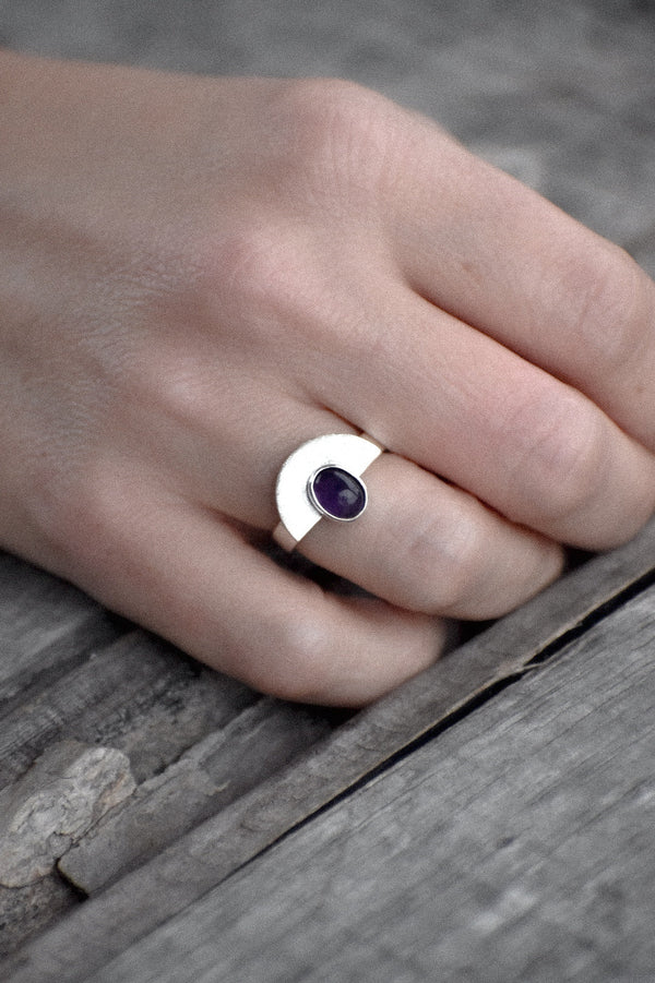 Anillo Eclipse Amatista